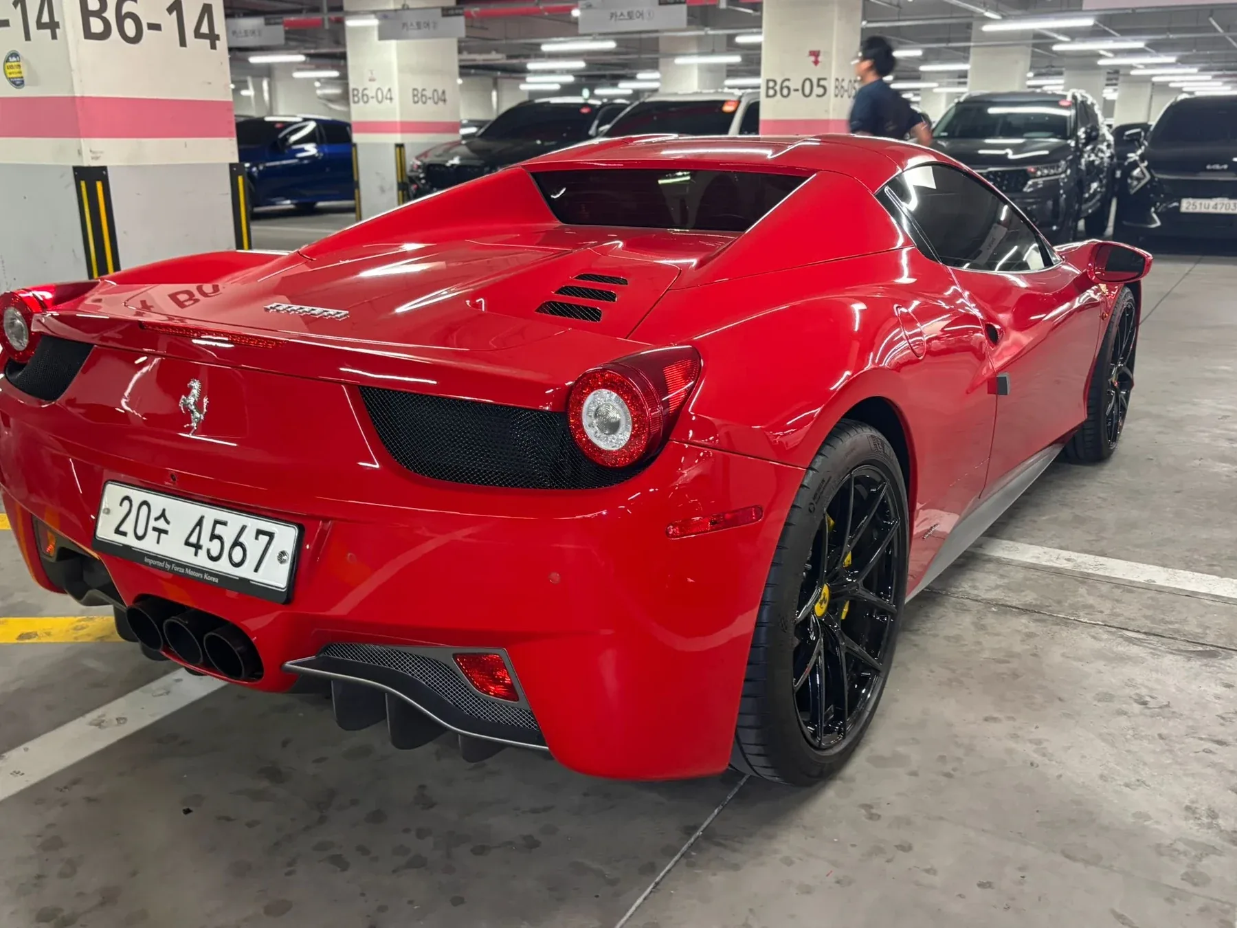 Ferrari 458 Spider - réalisation client LAN MOTORS